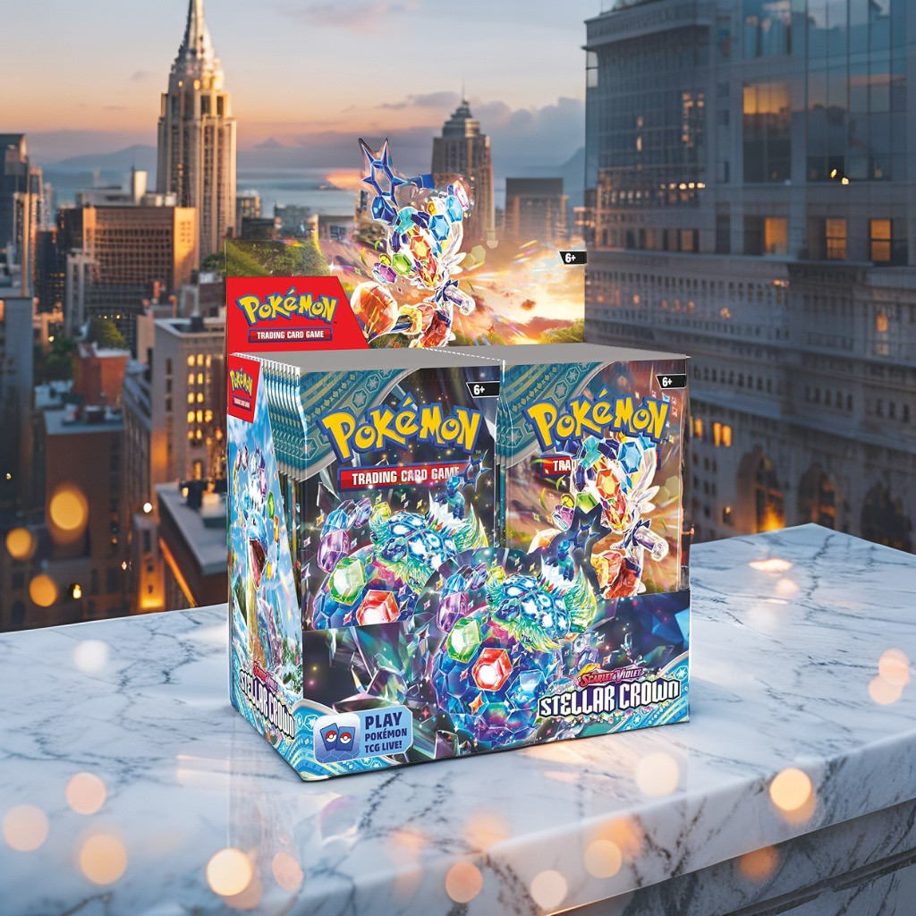 Read more about the article POKEMON TCG: Scarlet & Violet Stellar Crown Booster Box